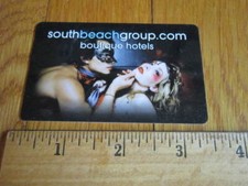 Hotel Key Card South Beach Group Boutique Miami FL Cool Card Collectible SINGLE picture