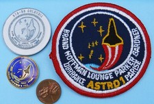 NASA Space Shuttle COLUMBIA Trio vtg STS-35 / Patch / WINCO Pin / Medallion picture