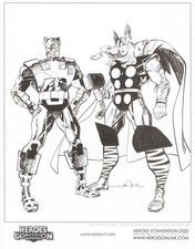 Heroes Con 2022 Thor & Orion Exclusive Print by Walt Simonson - LTD to 2500 picture