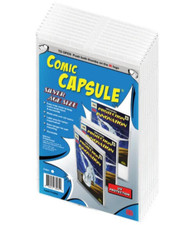 10 Silver Age Size ComicCapsule Clear Comic Book Plastic Protector UV Protection picture
