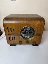 1938 Zenith 5s218 Wooden Case Tabletop 