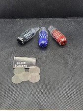 3 Sneak a Toke Metal Bullet Smoking Pipes Tobacco One Hitter Pipe w/Screens Free picture