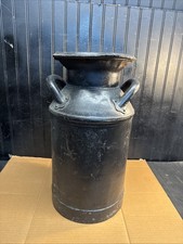 antique steel milk can 7 Gallon 20”x 10”  picture