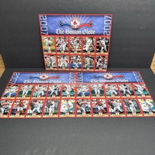2007 Upper Deck Boston Globe 30 Boston Red Sox Uncut MLB Cards, DUPLICATES picture