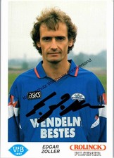 Original autograph Edgar Zoller VfB Oldenburg // autograph signed signed sign picture