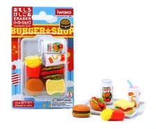 Japanese Iwako Fast Food Eraser Set Made in Japan S-1842 picture