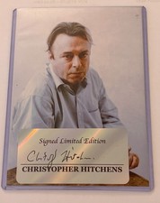 Author Christopher Hitchens Signed Limited Edition Photo 5x7 inch Very Rare COA picture