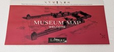 Louvre Museum Map English Guide Brochure Phamlet Paris France picture