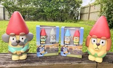 Bluey Garden Gnome MINI - Set Of 4 - Garden Stakes picture
