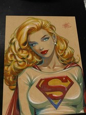 Superwoman Art Print Signed 8.5x11 | Art by Keyeske picture