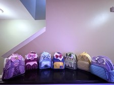 Disney Loungefly Princess Sequin Backpack Set picture