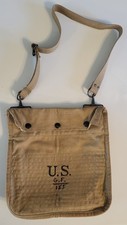 Original WWI US Army Grenade Bag w/ Strap. Dated 1918. Unit Marked. picture