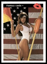 Pinup Sexy Woman 1992 Fantazy Card #2 (NM) picture