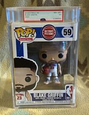 Funko Pop Vinyl NBA Blake Griffin Detroit Pistons #59 PSA 8.5 Cert 01996655 picture