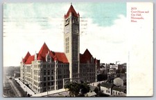 Postcard Court House and City Hall Minneapolis Minnesota c1907 picture