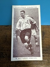 1938 Churchman's Association Footballers - #29 Stanley Matthews (RC) (inv # 101) picture