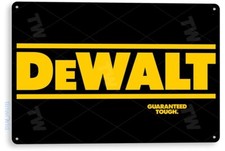 TIN SIGN Dewalt Tough Mechanic Auto Power Tools Toolbox Garage Shop B079 picture