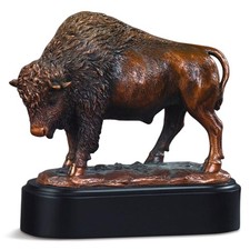 Marian Imports Proud Buffalo Statue - Bronze Finish picture