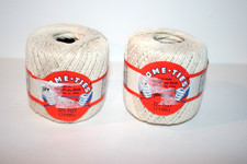 Vintage January and Wood Compnay Home Ties Household Twine 2 -225Ft Spools Rolls picture