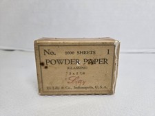 Rare Vintage Lilly glassine Powder paper Mint Green 2
