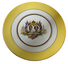 COLCLOUGH CHINA KING GEORGE VI QUEEN ELIZABETH CORONATION PLATE picture