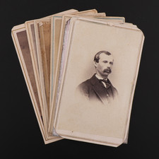 CDV Carte de Visite Lot of 8 Men from Greater Ohio #808 picture