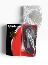 Spyderco Tenacious Black G-10 Manual Liner Lock Plain Drop Point Knife picture