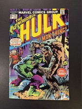 The Incredible Hulk #197 1976 Man-Thing Bernie Wrightson MVS Intact VF+ 7.5 picture