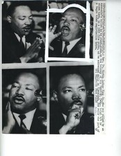 1968 MARTIN LUTHER KING JR GREAT POSES ORIGINAL CIVIL RIGHTS VINTAGE PHOTO picture