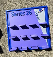 SPACE Series 26 CMF Display Stand/Board Purple Blue Gray w/ Peg/Shelf Slots  picture