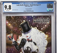 LADY DEATH: MASTERS - Harrigan #1 CGC 9.8 NM/MT 🔥Swornfest 2026 Edition⚰️Coffin picture