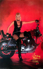 Vintage Lustfully Yours Seka 1985 poster + 4