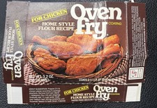 Vintage Food Package 80’s Oven Fried Chicken Coating Package picture