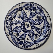 URIARTE TALAVERA Authentic Majolica Pottery Plate Puebla Mexico 11