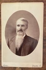 Cabinet Card AA E Taylor President of Wooster University Author Late 1800s  picture