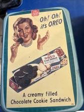 Vintage 1986 Nabisco Oreo Cookie Tin picture