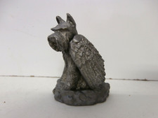 Tiny Ones Pewter Angel Schnauzer Canine Dog Figurine Statue Memorial 2