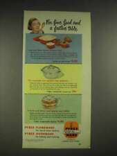 1950 Pyrex Hostess set, Casserole, Flameware Teapot Ad picture