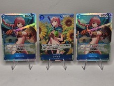 REBECCA Lot (3) One Piece OP10-058 SR (2) & Alt Art SR Jap (1)  picture
