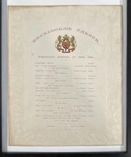 BUCKINGHAM PALACE Queen Victoria’s Opera Concert Lace  June 27, 1883 picture