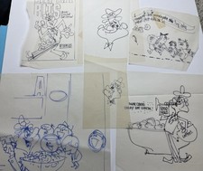 1960’s Post Alpha-bits Cereal Box Concept Original Art picture