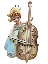 Vtg 1950s MCM Josef Originals Musicale Girl Penny Playing Cello Figurine RARE picture
