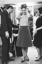 Pier Angeli Marisa Pavan stylist Marc Bohan fitting session the Ch- Old Photo picture