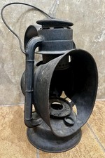 Antique DIETZ Ideal INSPECTOR LAMP Erie Railroad Lantern New York USA 12” Tall picture