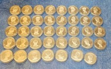 Franklin Mint 39 pc. .925 Sterling Silver First Ladies Medal Set Rare picture