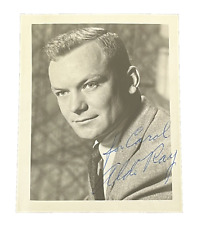 Aldo Ray Signed Autographed BW 4x5 Photo Card 
