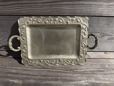 Vintage Plata Boliviana Tray Great Decorative Piece Silver Plate Quality picture