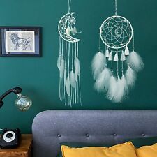 Handmade Moon Woven Cotton Dream Catchers Wall Hanging Home Decor Bohemian Gift picture