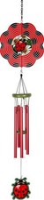 Spoontiques Ladybug Wind Spinner Chime, Indoor Outdoor Wind Noise Maker picture