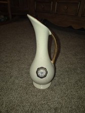 Vintage Wesley College Dover Deleware 1873 Bud Vase 8.5” Ceramic picture